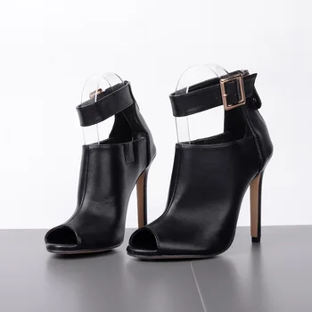 2020 Femei Vara Fetish 11.5 cm Tocuri de Lux, sandale Cizme Stripteuză Sandale Doamna Pompe de Piele de sex Feminin Curea Pantofi Stiletto