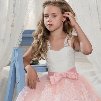 2020 Fete Rochie De Seara Elegante, Rochii De Petrecere Pentru Copii Princess Rochii Pentru Fete Copilul Rochie De Mireasa 5 6 7 8 9 10 11 12 14 Ani