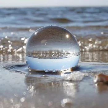 2020 FIERBINTE Clar Pahar de Cristal de Vindecare Sfera Recuzită Fotografie Lensball Decor, Recuzita Foto Cadou Pentru Fotografie în aer liber FDH