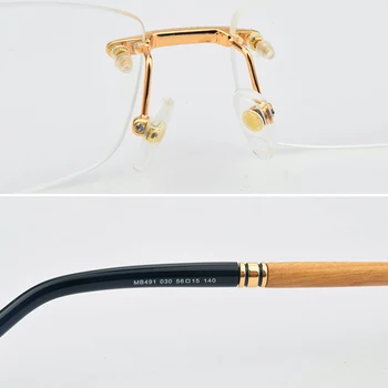 2020 fără ramă optică rama de ochelari pentru bărbați ochelari de miopie brand titan Retro ochelari rame pentru barbati rame de ochelari MB491