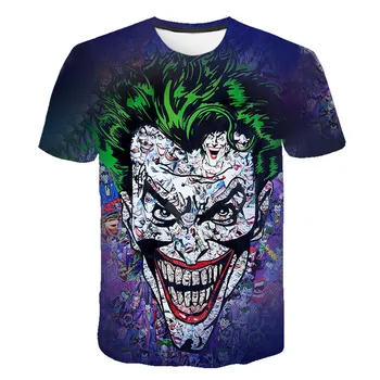 2020 hot-vânzare Clovn 3D Printed T Camasa Barbati Joker Fata de sex Masculin tricou 3d Clovn Maneci Scurte Amuzante Tricouri Topuri Harajuku T-shirt