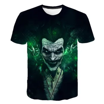 2020 hot-vânzare Clovn 3D Printed T Camasa Barbati Joker Fata de sex Masculin tricou 3d Clovn Maneci Scurte Amuzante Tricouri Topuri Harajuku T-shirt