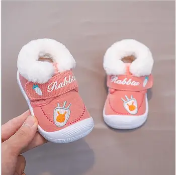 2020 iarna Noi de sex masculin și de sex feminin bumbac pentru copii pantofi de sunat suna pantofi îngroșat cald baby pantofi de mers pe jos talpă moale anti kick
