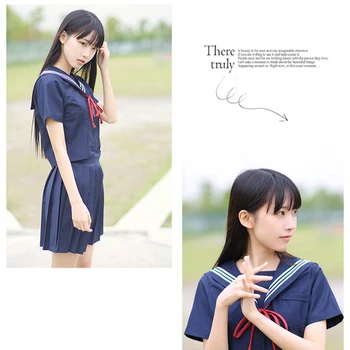 2020 Japoneză coreeană Stil Kawaii Fete JK Costum de Liceu Uniforma Fete Femei Noutate Marinar Costume Uniforme Anime Fuste S-5XL