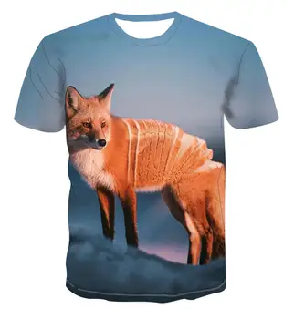 2020 La moda de petrecere a timpului liber popular animal nou design 3D de imprimare T-shirt pentru Bărbați versatil T-shirt personalitate gât rotund s-6xl