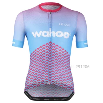 2020 le col Echipa pro uniformă Bărbați ciclism Jersey ciclismo vara Tricou Wahoo biciclete imbracaminte salopete gel pantaloni scurți ropa de hombre