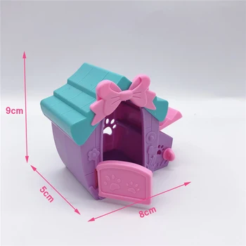 2020 mai recente Barbie papusa Printesa accesorii pisica drăguț câine cu cat cusca + cușcă de câine animal model de simulare interactiv de plastic