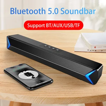 2020 mai recente TV sound bar AUX USB cu fir și fără fir Bluetooth home theater radio FM sunet surround bar pentru PC difuzoarele TELEVIZORULUI, pentru c