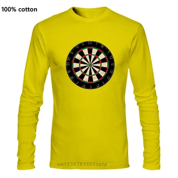 2020 maneca Lunga Bumbac Om Îmbrăcăminte Darts Darts Darts Jucător Tricou Bumbac Premium Phil Taylor Van Gerwen tricou