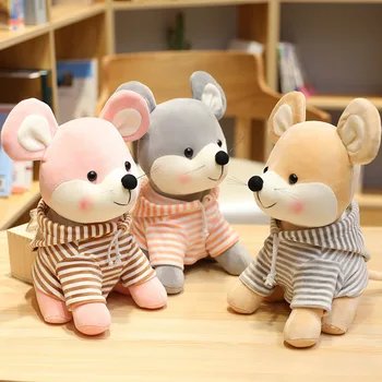 2020 Minunat uri de Anul Nou Șobolani Mouse-ul Simbolul Mascota Cadouri de Pluș Jucării Moi Umplute Canapea Perna pentru Copii Pentru Fete pentru Copii de Craciun