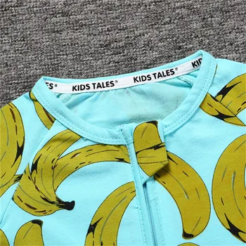 2020 New Sosire Haine pentru Copii Banana Imprimate Salopetă Nou-născut Copilul Maneci Scurte Salopete Todder Haine pentru Copii SR244