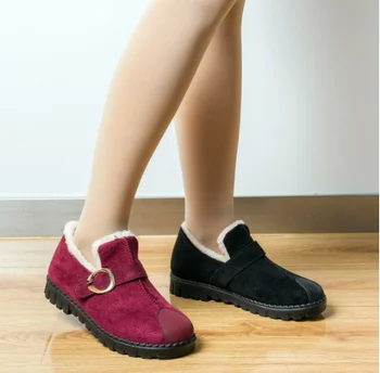 2020 newFashion Pantofi Femei Doamnelor Bumbac Îngroșarea Cald Bocanci pantofi pentru femeie cizme pentru femei cizme de Bază dantela-up pantofi