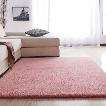 2020 Nordic pufos covor covoare pentru dormitor/camera de zi dreptunghi de dimensiuni Mari de pluș anti-alunecare moale covor alb roz rosu 7 culori