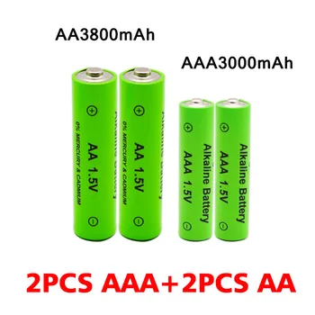 2020 nou AA 1.5 V 3800mAh/1.5 V AAA 3000mah Alcaline baterie reîncărcabilă lanterna jucării ceas MP3 player înlocui Ni-Mh baterie