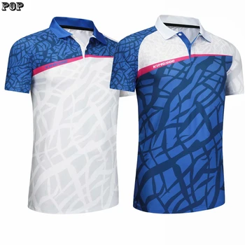 2020 Nou badminton Tricouri Barbati sau Femei, tenis de Masă cămașă de formare Sport, cu maneci scurte t-shirt t echipa de Funcționare exercițiu
