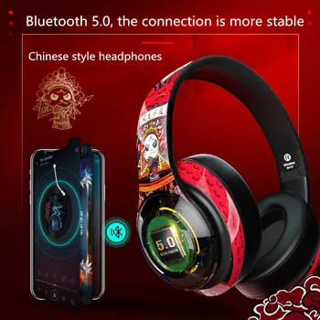 2020 nou BH10 Panda Ediție wireless Bluetooth setul cu cască cu microfon joc de muzică în stil Chinezesc casca cadou preferință