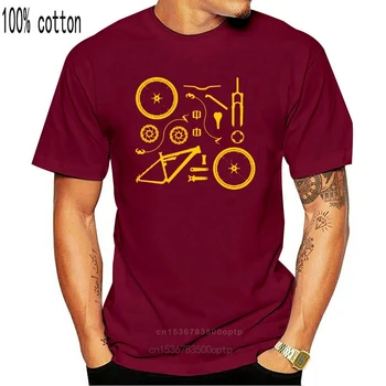 2020 Nou Brand de Moda Om Motociclist Piese T-Shirt Mtb Drum Bmx Ciclu Complet de Suspensie Bumbac hipster tricou
