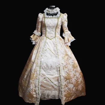 2020 Nou costumele de Epocă a 18-a Ducesă Retro medieval, Renascentist Reconstituire Teatrul de război Civil rochie Victoriană D-637