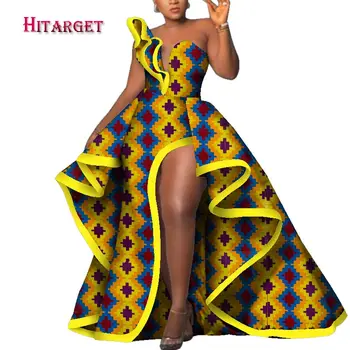 2020 Nou Dashiki Rochii de Partid Femei Dashiki Africa de Imprimare Ceara din Africa de Îmbrăcăminte Bazin Riche Africa Rochii Sexy pentru Femei WY6981