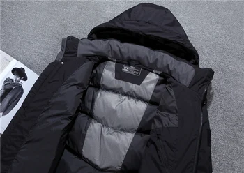2020 Nou de Înaltă Calitate în Jos Jacheta de sex Masculin Haine de Iarnă cu Glugă Windproof Ține de Cald Mens Jacheta de Iarna pentru Bărbați Jachete Hanorac 3XL