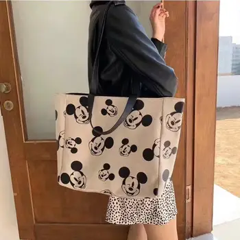 2020 nou Disney coreean panza de sac de mare capacitate sac de tote Mickey mouse femei de moda de imprimare umăr rucsac diagonala