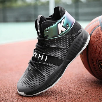 2020 Nou High-top Pantofi de Baschet Bărbați Amortizare Lumina Adidași de Baschet Masculin Respirabil Pantofi de Sport în aer liber