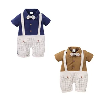 2020 Nou Pudcoco de Vară pentru Copii Copilul baietel Haine Seturi Romeper T-shirt, Blaturi+pantaloni Scurti Haine Domn Haine en-Gros