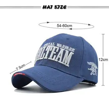 2020 Nou-veniți US Navy Seal Tactice Cap Mens Armata Șapcă de Baseball Brand Gorras Reglabil Os Snapback Hat