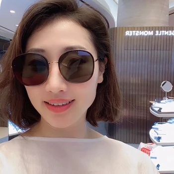 2020 Noua Moda Coreea de ochelari de soare femei bărbați Acetat Polarizat lentile UV400 BLÂND Rimo bărbați ochelari de Soare pentru femei Cu marca Caz