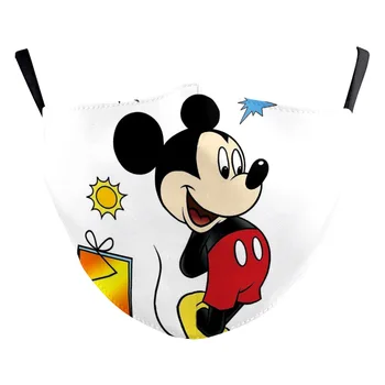2020 Noua Moda de Desene animate Reutilizabile Disney Masca pentru Adult Gura Masca de Fata Mickey Anti Praf Graffiti Lavabil Măști cu 2 Filtre