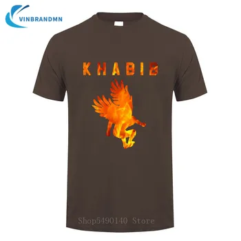 2020 Noua Moda Khabib Nurmagomedov tricou Casual de Vara Vulturul Khabib tricou cool man t-shirt rusă Khabib Timp Tee shirt