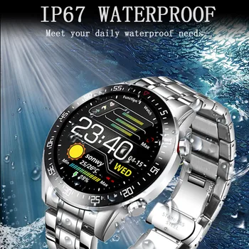 2020 Nouă bandă de Oțel Digital ceas Barbati Sport ceas electronic cu LED de sex Masculin ceas barbati ceas rezistent la apa Bluetooth Oră + Cutie