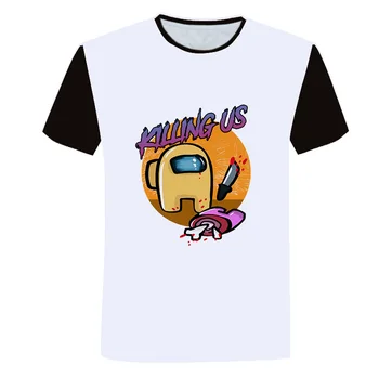 2020 Nouă Băieți Printre Noi jocuri T Shirt Copii t-shirt Amuzant pentru Fete Copil T-Shirt pentru Copii Îmbrăcăminte Topuri 4T-14T