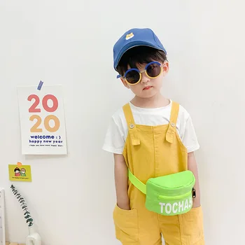 2020 Nouă Copii coreeană Umăr borseta Scrisori de Imprimare Pieptul Copiilor Sac All-meci Moda Sac de Mesager Centura de Talie Saci