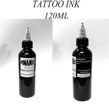2020 Nouă Dinamică Triple Black Pigment Tatuaj 120ml Tatuaj Cerneală cu Pigmenți de Culoare, Corp Desen Teng Negru Tatuaj Echipamente instrument
