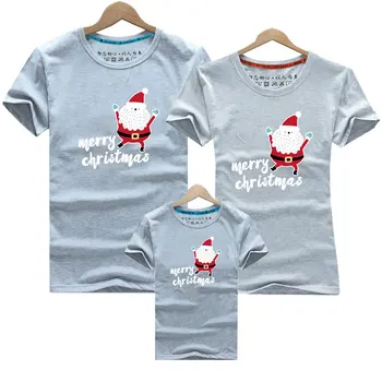 2020 Nouă Familie de Potrivire de Crăciun tricouri Copii Tatăl Mama Îmbrăcăminte de Familie de Craciun Haine Casual Sfânt Petrecere Purta Topuri