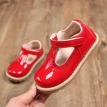 2020 Nouă Primăvară De Moda Pentru Copii Little Girl Dress Pantofi De Petrecere Nunta Toddler Princess Copii Pantofi De Piele De Brevet 1 2 3 4 5 6 Ani