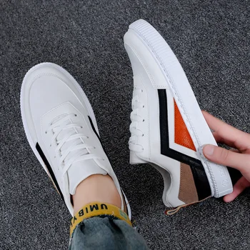2020 Oameni Noi Adidași de culoare albă Om Pantofi Casual Respirabil Tenis Formatori Sport Mens Running Sneaker de Mers pe jos Pantofi Plat NANX249