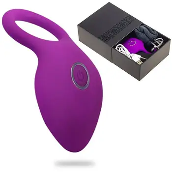 2020 penis inel Inel pentru Penis Vibrator Adult Jucărie Sexuală pentru Cuplu USB vibro Ring intarzia Ejacularea Prematură de Blocare Bine cockring Bărbați