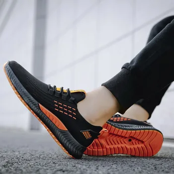 2020 Plasă Pantofi Barbati Casual Confortabil Respirabil Usoare Dantela-up Încălțăminte Mers pe jos Adidași de sex Masculin Rularea Pantofi de Sport în aer liber