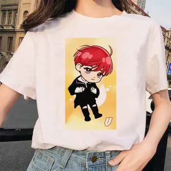 2020 Plus Dimensiune Desene animate Bangtan Boys T-Shirt Femei Stil coreean Supradimensionate Kpop Tricou Femei Ulzzang Noi Femei T-shirt