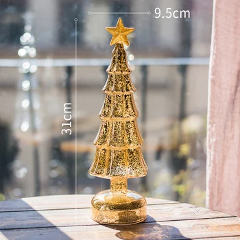 2020 Pom de Crăciun Ornamente de Sticlă de Lampă de Petrol Instagram Luminescente Transparent Xmas Meserii Navidad Ofertas Câteva Cadouri EE5