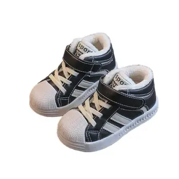 2020 Primăvară Băieți Fete Adidași De Moda Pentru Copii/Toddler/Little Copii Piele Formatori De Școală Pentru Copii Pantofi Sport Moale Pantofi De Funcționare