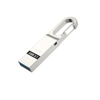 2020 Promovarea Impermeabil Personalizat DIY LOGO-ul de Metal Portabil USB 3.1 Memorie Flash Pendrive