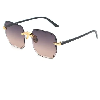 2020 Pătrat ochelari de soare femei nuante pentru femei brand de Lux de moda fără ramă ochelari de soare pentru femei ochelari de epocă doamnelor oculos