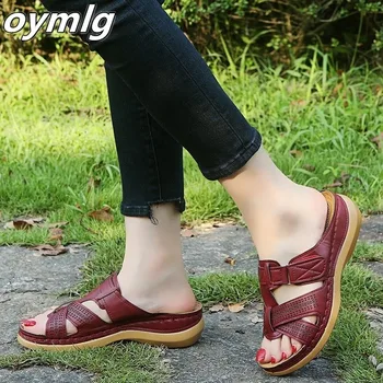 2020 Sandale De Vara Pentru Femei Pantofi Premium Ortopedice Sandale Plate Confortabil Moale Doamnelor Sandale Pantofi Femei Marimea 44