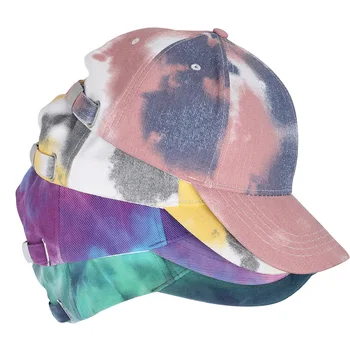 2020 tie-dye sapca unisex pălărie de sport în aer liber umbra șapcă de baseball femeie beanie de moda noua dimensiune sofer reglabil pălărie oase