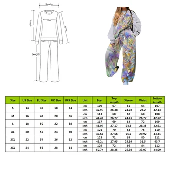 2020 Toamna Iarna Treninguri Femei Costum Din Două Piese Tricou Si Pantaloni Largi Picior De Imprimare Casual Hanorace Pulover Elegant De Epocă