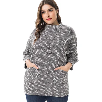 2020 Toamna mama haine Femei, cu maneci Lungi tricou de moda doamnelor de Epocă elegante Plus Dimensiune Topuri de Femei