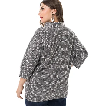 2020 Toamna mama haine Femei, cu maneci Lungi tricou de moda doamnelor de Epocă elegante Plus Dimensiune Topuri de Femei
